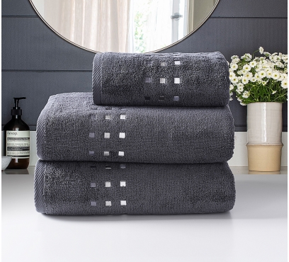 Froté ručníky a osušky Borneo 32 - kovově šedá