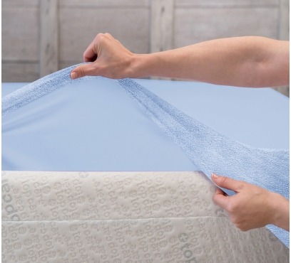 Froté prostěradlo PREMIUM blankytné FE2 (1)
