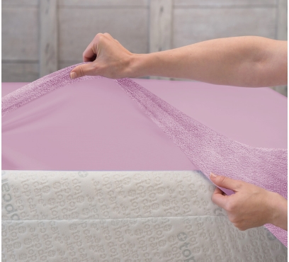 Froté prostěradlo PREMIUM šeříkové FE10 (1)