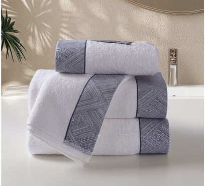 Froté ručníky a osušky Denim 24 - bílá