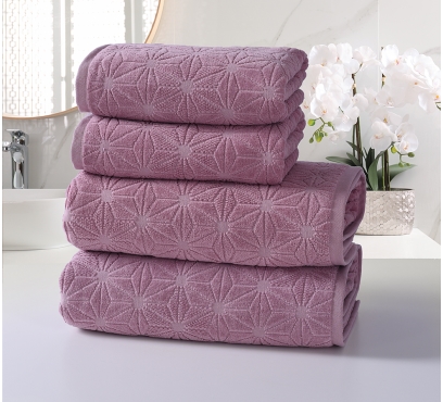 Froté ručníky a osušky Velvet 27 - starorůžová