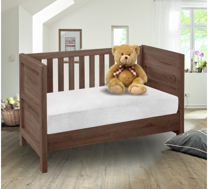 Froté prostěradlo PREMIUM do postýlky FD1 – bílá – 60–70 × 120–140 cm Froté prostěradlo PREMIUM do postýlky FD1 – bílá – 60–70 × 120–140 cm