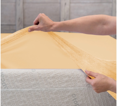 Froté prostěradlo PREMIUM meruňkové FE4 (1)