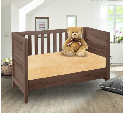 Froté prostěradlo PREMIUM do postýlky FD4 – meruňková – 60–70 × 120–140 cm Froté prostěradlo PREMIUM do postýlky FD4 – meruňková – 60–70 × 120–140 cm