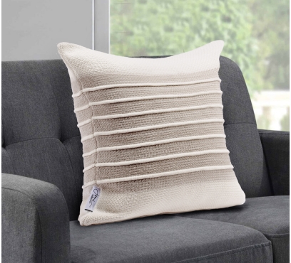 Bavlněný povlak na polštář DP63 – oříšková – 40 × 40 cm