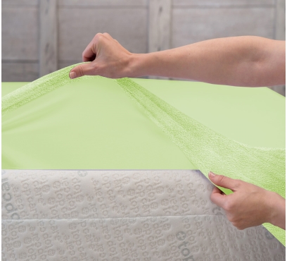 Froté prostěradlo PREMIUM zelené FE11 (1)